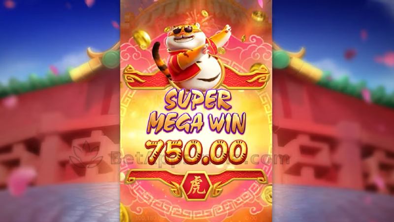 Fortune Tiger showing a multiplied win from the Prosperity Feature