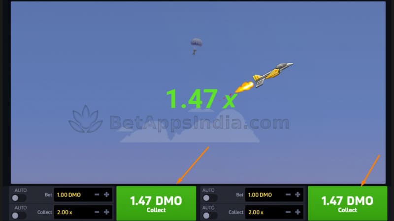 JetX crash game with rising multiplier