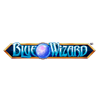 Blue Wizard slot logo
